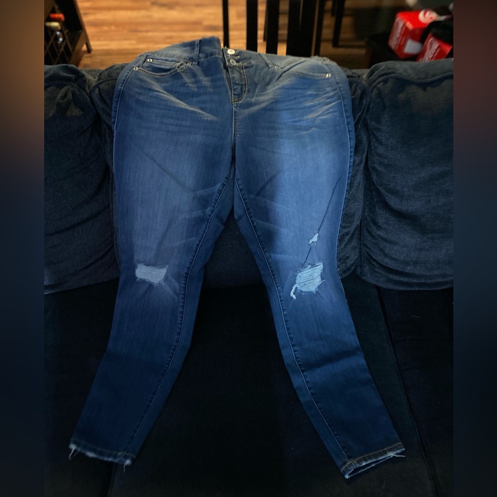 Torrid Distressed Skinny Jeans size 18R